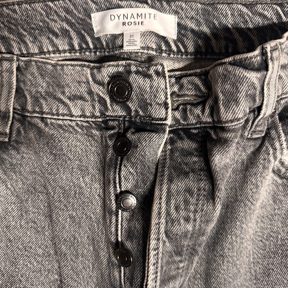 Black Rosie Ultra High Waist Slim Leg Jeans Size 31